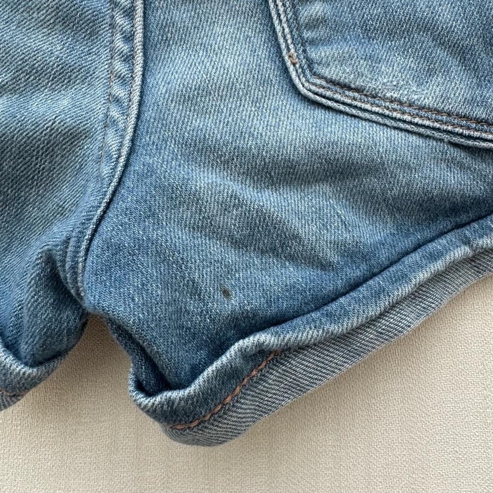 GUC Black Orchid Jean Shorts, Size 27, Relaxed Fit, TTS, Low Rise & Medium Wash - Picture 7 of 11